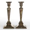 PHILADELPHIA, PENNSYLVANIA WEIGHTED STERLING SILVER CANDLESTICKS, PAIR