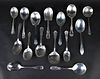 Fifteen Vintage Sterling Silver Spoons