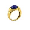 Tiffany & Co. 18K Yellow Gold and Lapis Ring