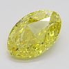 4.01 ct, Natural Fancy Vivid Yellow Even Color, VVS2, Oval cut Diamond (GIA Graded), Appraised Value: $863,700 