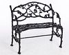 Small Cast Iron Bench, Probably 19th Century