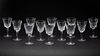 12 Waterford White Wine Glasses