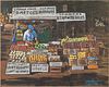 Tommy Yow (LA, 20th Century), New Orleans Fruit Stand, Pastel