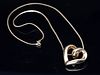 14K Gold Heart Pendant on Chain
