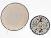 Chinese Famille Rose Plate & Ding-ware Shallow Bowl