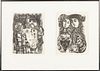Antoni Clave (1913-2005), 2 Lithographs from Candide