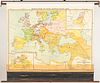 Vintage A. J. Nystrom & Co Retractable Map
