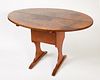 Early Oval Top Hutch Table