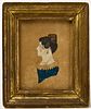 Amos Holbrook - Miniature Portrait of a Lady