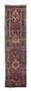 Antique Heriz Long  Rug 3'3" x 14'8" (0.99 x 4.47 M)
