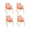 (4) Set MCM Russel Woodard Sculptura Chairs