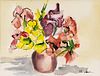 Zilla Sussman Still Life Floral WC Painting