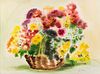 Zilla Sussman Floral Still Life WC Painting
