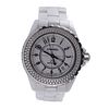 Chanel J12 Diamond White Ceramic Automatic Watch H0969