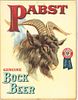 1957 Pabst Bock Table Tent 