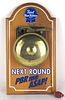 1975 Pabst Blue Ribbon Beer "Next Round" Wooden Sign Wooden Sign 