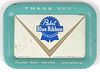 1953 Pabst Blue Ribbon Beer Tip Tray Tip Tray 