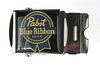 1990 Pabst Blue Ribbon Beer Cintching Belt Buckle 