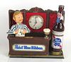 1961 Pabst Blue Ribbon Beer "Bartender" Backbar Clock 