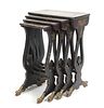 Nest Chinese Export Lacquer Occasional Tables