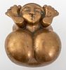 Birgitta Ara Gilt Bronze Nude Figure Sculpture