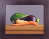 Janet Rickus Oil on Board "Still Life with Vegetables"