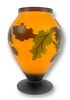 Galle Style Cameo Vase 7 1/4" Tall
