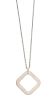 Tiffany & Co. Sterling Silver Open Square Necklace 