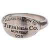 Tiffany & Co. "Return To Tiffany" Sterling Silver Ring 