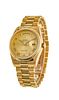 Rolex (Swiss, Est. 1905) 18kt Gold Superlative Chronometer Oyster Perpetual, Day Date, Purchase Papers 1999, 140g