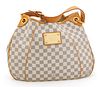 Louis Vuitton (French, B. 1854) Cruise Collection Leather Purse Ca. 2012, H 12'' W 15'' Depth 7''