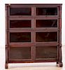 Macey Furniture Double Stacked Barrister Bookcase