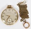 HAMILTON WATCH CO. GOLD FILLED POCKET WATCH