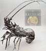 Large (1,174 g) Silver Lobster Table Ornament By Buccellati