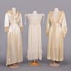 TWO BOUDOIR ROBES & ONE MATCHING SLIP SET, USA, MID 1920s-MID 1930s