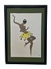 Vintage Print of JOSEPHINE BAKER by PAUL COLINS