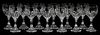 BACCARAT MASSENA CRYSTAL WATER GOBLETS 12 PIECES