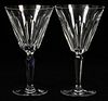 WATERFORD SHEILA CRYSTAL CLARET WINE GLASSES 14