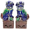 CHINESE PORCELAIN FOO DOGS C.1920 2 PIECES
