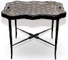 LACQUERED TOLE TRAY TABLE