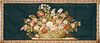 FLORAL BOUQUET CENTER PIECE LOOMED TAPESTRY