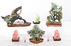 Asian Carved Stone Animal and Figurine Assortment