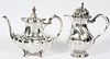 A GROUP OF SILVER SERVING ARTICLES 2 PIECES