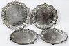 SILVERPLATE SERVING TRAYS 4 PIECES