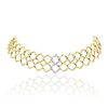 Tiffany & Co. Paloma Picasso Diamond and Gold Link Choker Necklace