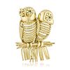 Vintage Tiffany & Co. Owl Gold Brooch
