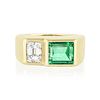 Poincot Colombian Emerald and Diamond Ring