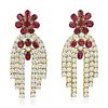 Ruby and Diamond Fringe Earrings