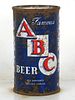 1954 ABC Beer 12oz Flat Top Can Los Angeles 
