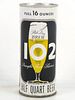 1962 Brew "102" Beer 16oz One Pint 226-01a Flat Top Los Angeles California